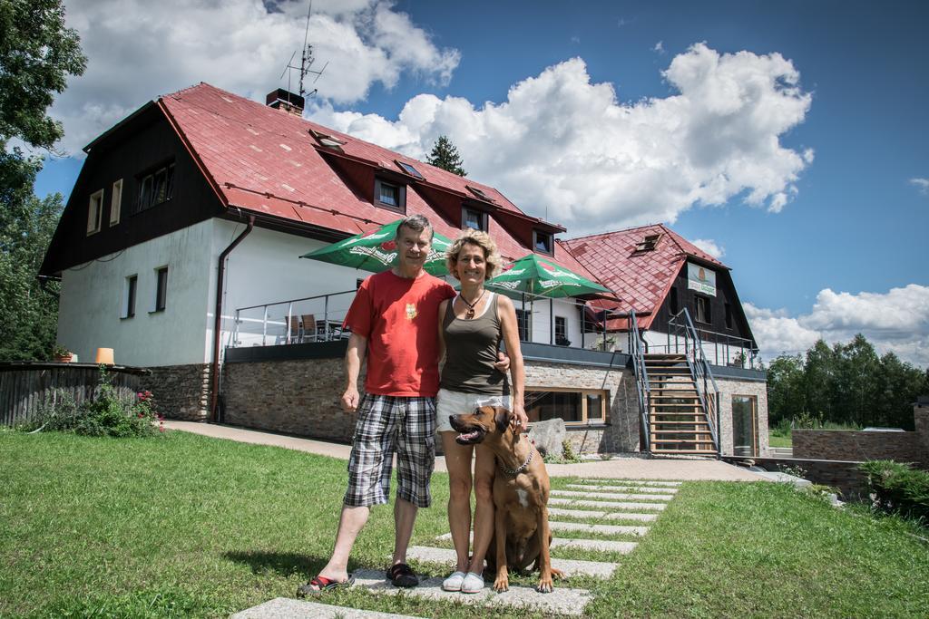 Penzion Ekosport Hotel Stachy Bagian luar foto